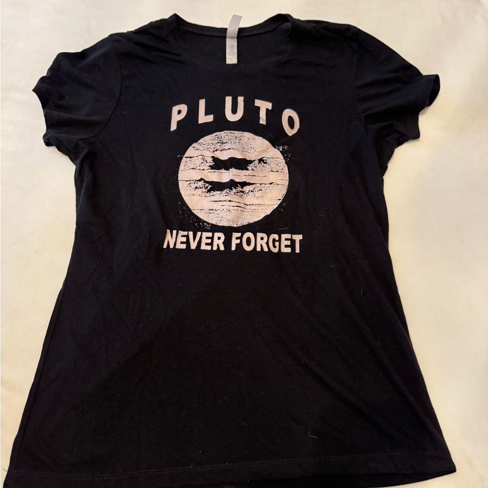 Next Level Apparel Black Pluto Graphic Women’s Tee